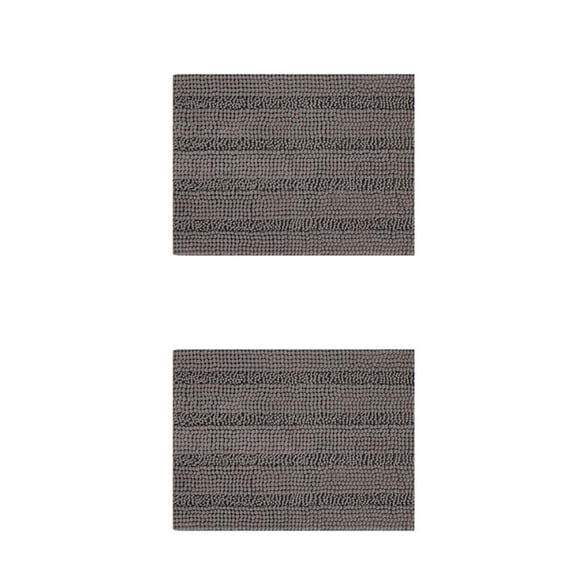 Alfombrilla de baño Injueey 43*61 gris claro 2Conjunto