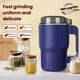 thumbnail image 4 of Molinillo de condimento eléctrico 400ML Trituradora de grano de café de acero inoxidable 130W azul para cocina especias hierbas 12000 rpm, 4 of 8