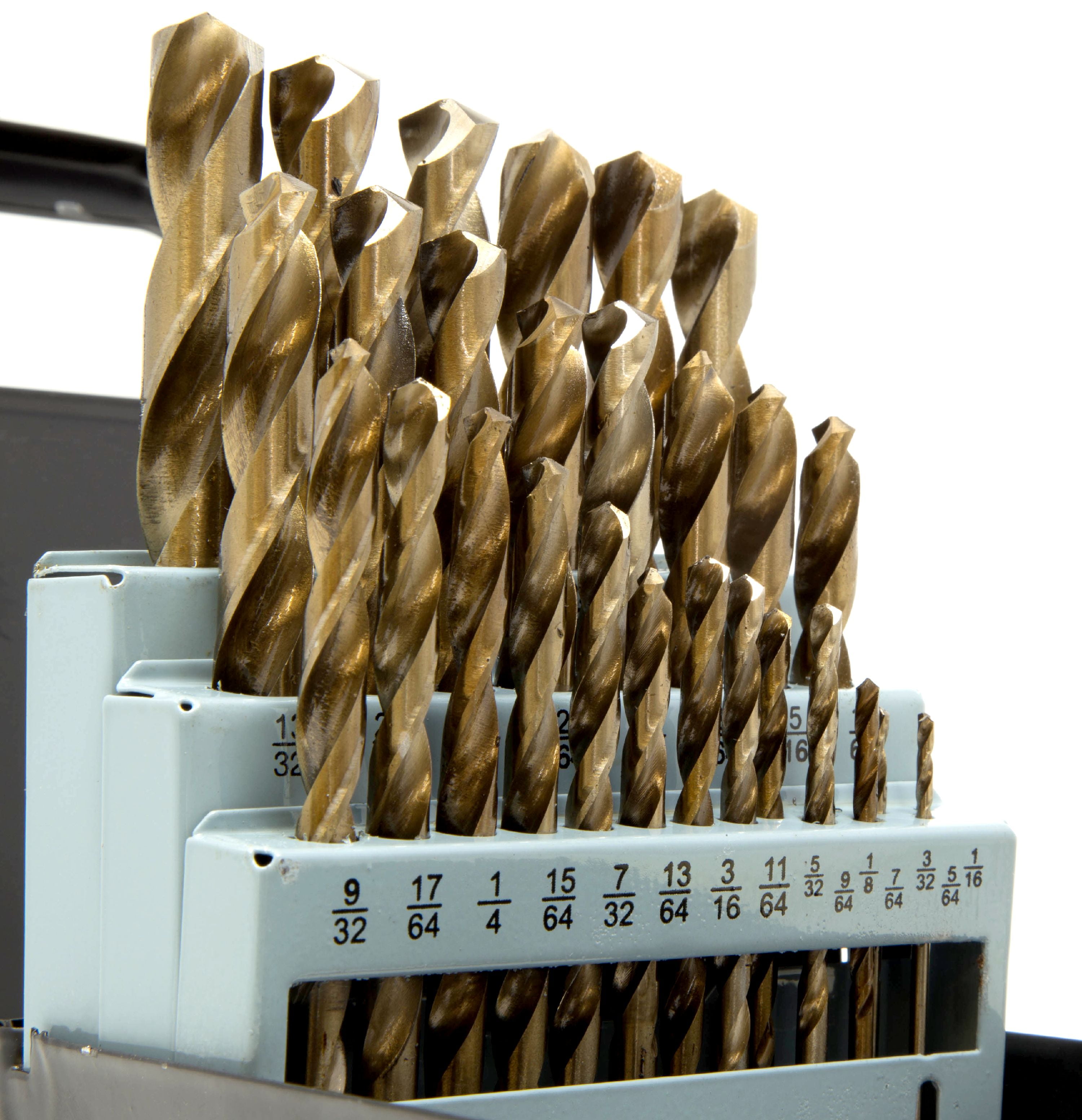 WEN 29-Piece Gold Oxide HSS Drill Bit Set with Carrying Case