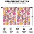thumbnail image 2 of Blackout Kids Curtains,Pioneer Flower Floral Print Pattern Childrens Insulated Curtains Set Of 2,Bedroom Essentials,Toddler Room Decor 42"x54", 2 of 5