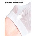 thumbnail image 2 of Luxtrada 10 Pairs Mens Sheer Ankle Quater Socks for Men Business/Casual Breathable Fresh Cool Soft Thin Sock (White), 2 of 8