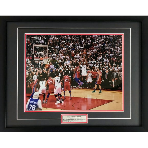 Kawhi Leonard Toronto Raps Game 7 Winning Shot - 16x20 Photograph