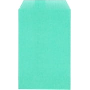 200 Pack Aqua Blue Flat Greaseproof Paper Gift Bags for Wedding Bakery Treats Dessert Chocolate Party Favor 6 x 9 Inch