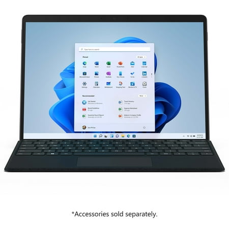 Microsoft - Surface Pro 8 – 13” Touch Screen – Intel Evo platform Core i7 – 16GB Memory – 256GB SSD – Device Only (Latest Model) - Graphite