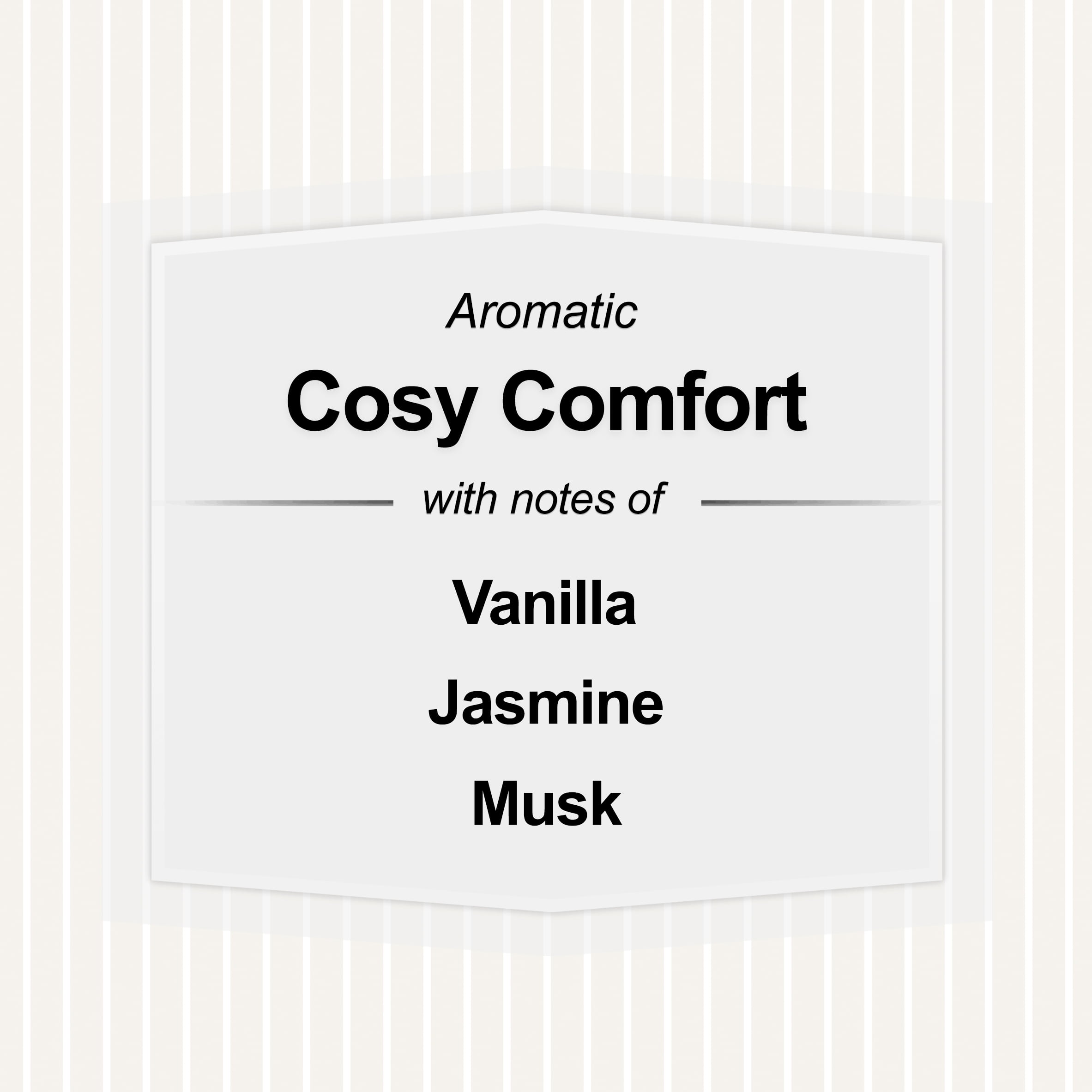 Mainstays 3 Wick Textured Wrapped Cozy Comfort Scented Candle 14 oz