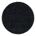 thumbnail image 3 of Unique Loom Infinity Shag Collection Area Rug - Jinko (8' Round Onyx Black), 3 of 7