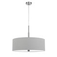 thumbnail image 3 of 60W X 4 Lonoke Pendant Fixture With Hardback Drum Shade, Grey, 3 of 3