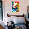 thumbnail image 3 of Laminated Woodstock 50th Anniversary 1969 2019 Tie Dye Music Poster 24.5 x 36.5 in., 3 of 4