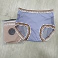 thumbnail image 4 of Aayomet String Underwear pour Femmes Slips Dentelle Maille Épissage Slips Respirant Pur Coton Entrejambe Femelle (C, XXXL), 4 of 5