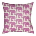 thumbnail image 5 of Surya LOTA-ELPH2-2020 Lolita 20" Wide Square Novelty Elephants Polyester Outdoor Accent, 5 of 7
