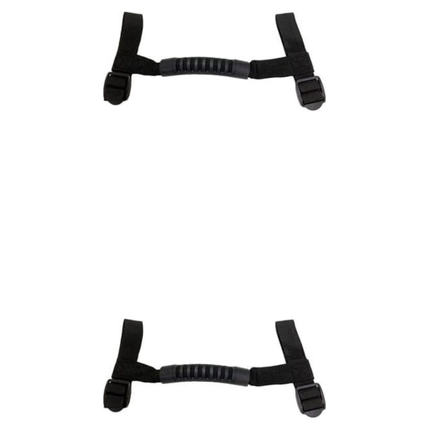 Greeniant Mango de patinete eléctrico plegable antideslizante, resistente a la tracción, resistente al agua, cinturón atado a poste, Negro 2Conjunto