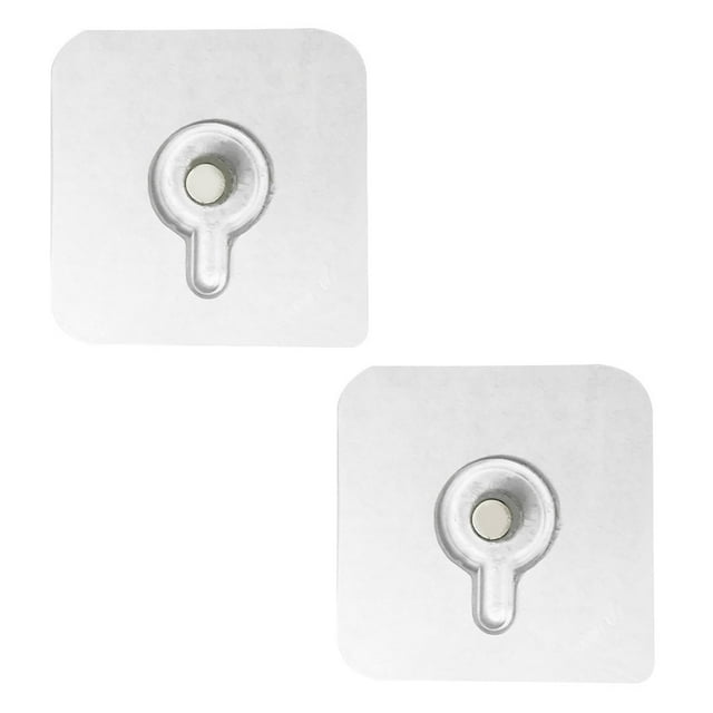 Wall Picture Hooks Non-marking Nail Screw Stickers Hooks; Non-marking Screw Stickers; Hanging Photo Frame Key Adhesive Hook, 2Pcs