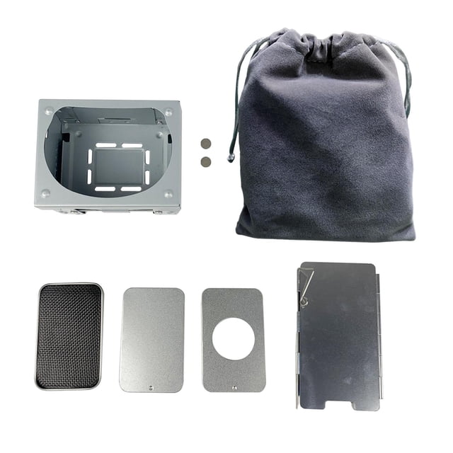Réchaud à Alcool de Camping Base de Réchaud Chauffage Portable Brûleur à Alcool pour la Cuisson F