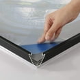 thumbnail image 6 of M&T Displays Portable Snap Poster Frame 30x40 Inch 1.25" Aluminum Profile Front Loading Wall Mounting Photo Picture Document Certificate Sign Holder Mitered Corner Anti Glare Cover (Black, 30x40 in), 6 of 11