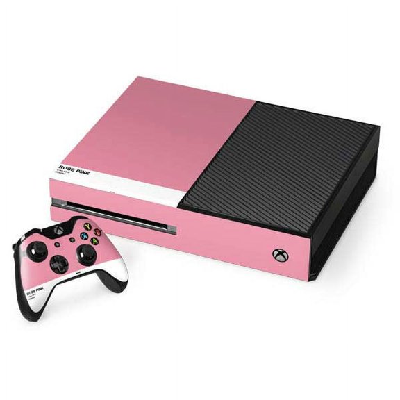 Skinit Color Palette Rose Pink Xbox One Console and Controller Bundle Skin