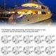 thumbnail image 4 of 10pcs 5/16 Inch M8 Stainless Steel Wire Rope Cable Clip Clamp U Bolt Saddle Fastener, 4 of 5