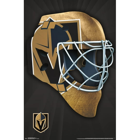 NHL Vegas Golden Knights - Mask 17 Wall Poster, 22.375" x 34"