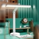 thumbnail image 4 of Lámpara de escritorio LED plegable con soporte para teléfono y soporte para bolígrafo | 3 temperaturas de color y atenuación continua | Protección ocular contra la luz azul para leer, estudiar y, 4 of 8