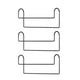thumbnail image 1 of 3 perchas ahorradoras de espacio, organizador de armario multifuncional para exteriores, minimalista, para clasificar ropa, para vestidos y faldas Negro, 1 of 8