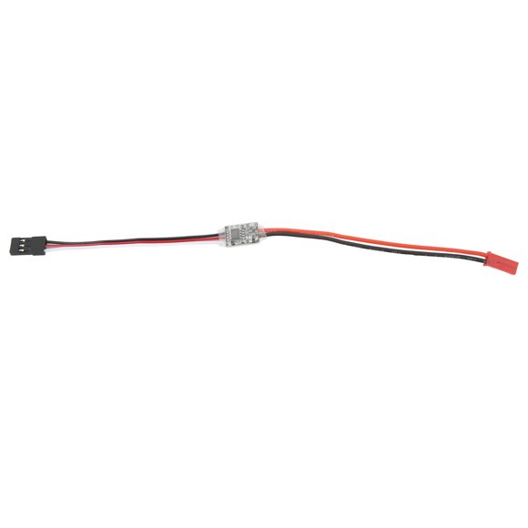 Interruptor RC de alta corriente, interruptor electrónico RC de estabilidad con luz LED para protección de plantas de drones, bajo voltaje 2A