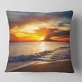 thumbnail image 2 of Designart 18" x 18" Yellow Polyester Throw Pillow, 2 of 5