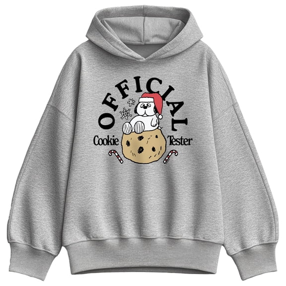 Peanuts - Official Cookie Tester Olaf - Women's Oversized Fleece Hoodie Sweatshirt