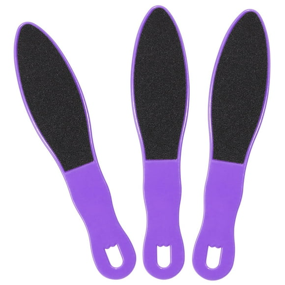 PPhtony 3 limas para pies removedor de callos con papel de lija de doble cara, raspador de pies reutilizable, herramienta de pedicura, escofina para pies, kit multiusos para el cuidado de los pies par