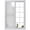 Gray, variant on Blue Farmhouse Window Privacy Film, Linen Texture Geometric Lines Floral Frosted Glass Window Clings Static Cling UV Heat Blocking Reusable Door Sticker for Bathroom 17.7 x 39.3 Inch