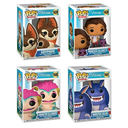Funko POP! Movies Spellbound Vinyl Figures - SET OF 4 [Gryphon, Ellian, Solon & Ellsmere]