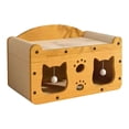 thumbnail image 3 of koolsoo Grattoir pour Chat Maison Durabilité Lit de Jeu Robuste Grand, 3 of 9