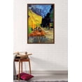 thumbnail image 2 of Cafe Terrace at Night by Vincent van Gogh Wall Poster, 22.375" x 34", Framed, 2 of 2