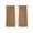 Brown, variant on Dark Brown Rattan Sheer Curtains 96 Inch Length 2 Panels Set Window Treatments, Vintage Abstract Wicker Texture Rod Pocket Semi Curtains for Living Room/Bedroom/Kitchen Décor, 104"W x 96"L