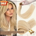 thumbnail image 3 of Benehair 100% Real Remy Human Hair Extensions I Tip Hair Stick Tip Pre Bonded Micro Ring Beans Women Seamless Highlight Blonde 50g, 3 of 13