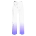 thumbnail image 4 of Ashirexll Girls Pants, Baggy Sweatpants, Summer Pants Girls Elastic Waist Wide Leg Pants Workout and Casual Trousers Fashion Gradient Color Pants, 4 of 7