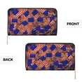 thumbnail image 3 of Vintage USA Flag Wallet Women, Leather Bifold Multi Card Wallet, Women's Wallets, Long Purse, 3 of 7