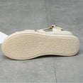 thumbnail image 6 of Honeeladyy Sandals for Women Wide,Fashion Wedge Ankle Buckle Sandals Summer Beach Sandals Open Toe Espadrille Platform Birthday Gifts for Wife Beige Size 42, 6 of 7