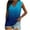 Sky Blue, variant on Honeeladyy Womens V Neck Loose Fit Tank Tops Summer Trendy Gradient Color Sleeveless Tunic Tops Sky Blue XXL