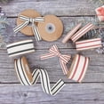 thumbnail image 4 of Nvzi 2 rollos de cinta navideña de 10 yardas, cinta de tela para envolver regalos, decoración de árboles de Navidad, decoraciones navideñas para el hogar y exteriores, estilo A, 4 of 5