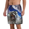 thumbnail image 2 of Balery Astronaut in Outer Space Traje de Baño Estilo Hawaiano para Hombre, Shorts de Secado Rápido con Bolsillos-Large, 2 of 6