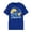 Blue, variant on Active Tops Women Graphic Print Short Sleeve T Shirt for Everyday Wear with Crew Neck Casual Top for Women by Red M