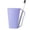 Purple, variant on Fmxomd Vertical Stripe Drinking Cup, Toothbrush Tumbler Holder, Bathroom Mouthwash Cup, 900ML, PP Plastic Material Anti-Drop Toothbrush Cup (Light Blue)