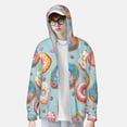 thumbnail image 2 of Fotbe Colorful Donut Chaqueta con Protección Solar UPF 50+ para Hombre y Mujer, Camisa con Capucha y Bolsillos-3X-Large, 2 of 7
