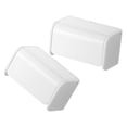 thumbnail image 5 of YUYUETIME 2Pcs Toothbrush Holder Wall Mounted with Cover for Bathroom and Shower Space Saving No Drill Installation, 5 of 8