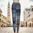 thumbnail image 4 of WILLBEST Pantalones Casuales elegantes para Mujer, Cintura Alta, Pierna Ancha, Cintura Elástica Cómoda para Uso Diario y Actividades al Aire Libre. Extra Grande, 4 of 8