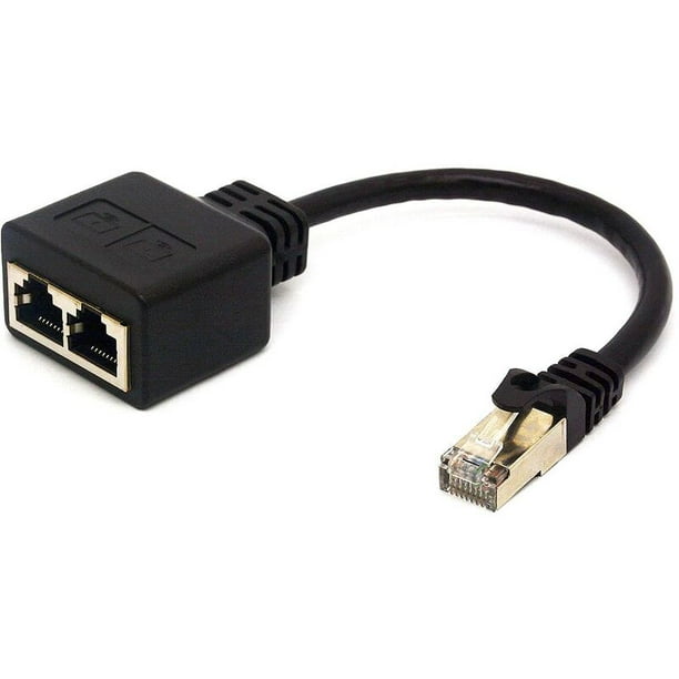 Répartiteur de câble Internet - 1 à 2 - Adaptateur Réseau - Connecteur de  câble
