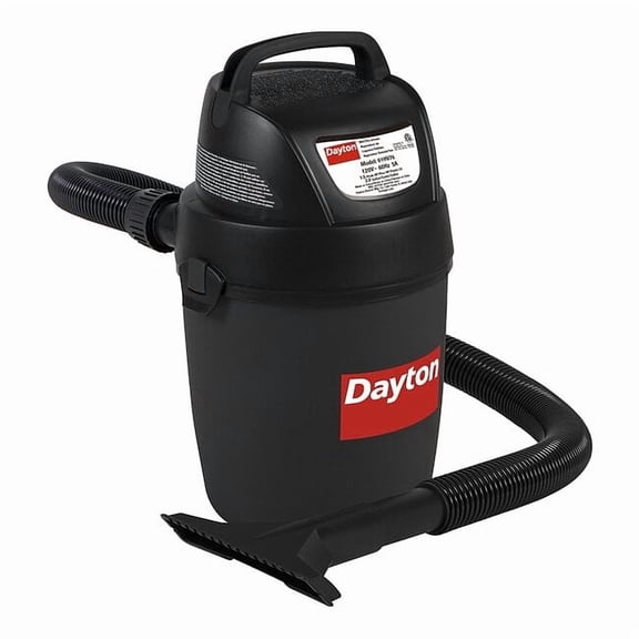 Dayton Portable Wet/Dry Vacuum,2 gal,600 W 61HV76