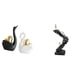 thumbnail image 1 of Figuras de cisne pensador, artesanías de resina, adorno abstracto de mesa para pareja, estatua decorativa de escalera para estantería, entrada,, 1 of 8