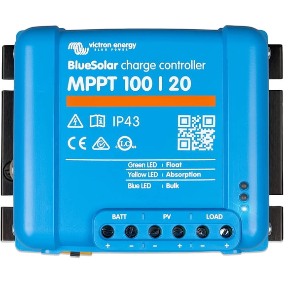 Victron 100V/20A Energy Blue Solar Controller, Energy Efficient