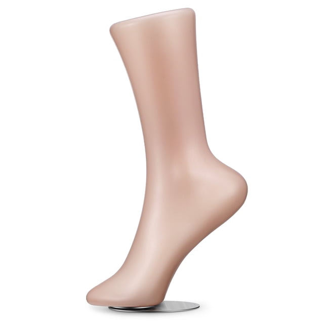 SEWACC Female Magnetic Foot Display Mannequin 1 Set Plastic Smooth Finish Photo Shoots