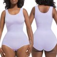 thumbnail image 3 of Yuyuzo Justaucorps Grande Taille pour Femmes Contrôle du Ventre Combinaisons Sans Manches Col Rond Lissage des Fesses Compression Ajustée Shapewear, 3 of 3